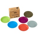 Untersetzer für Pflanzentöpfe color mix (6er-Pack)